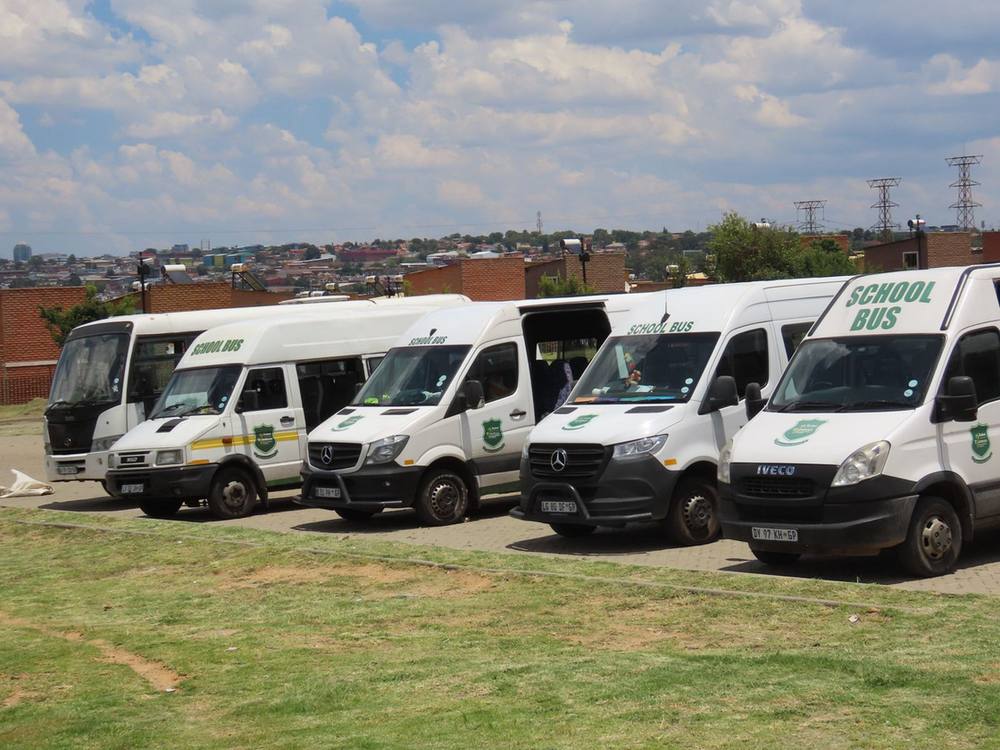 learners in school uniform